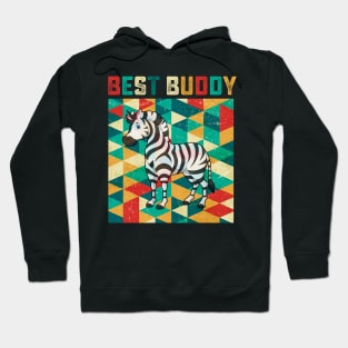 Best Buddy Zebra Hoodie